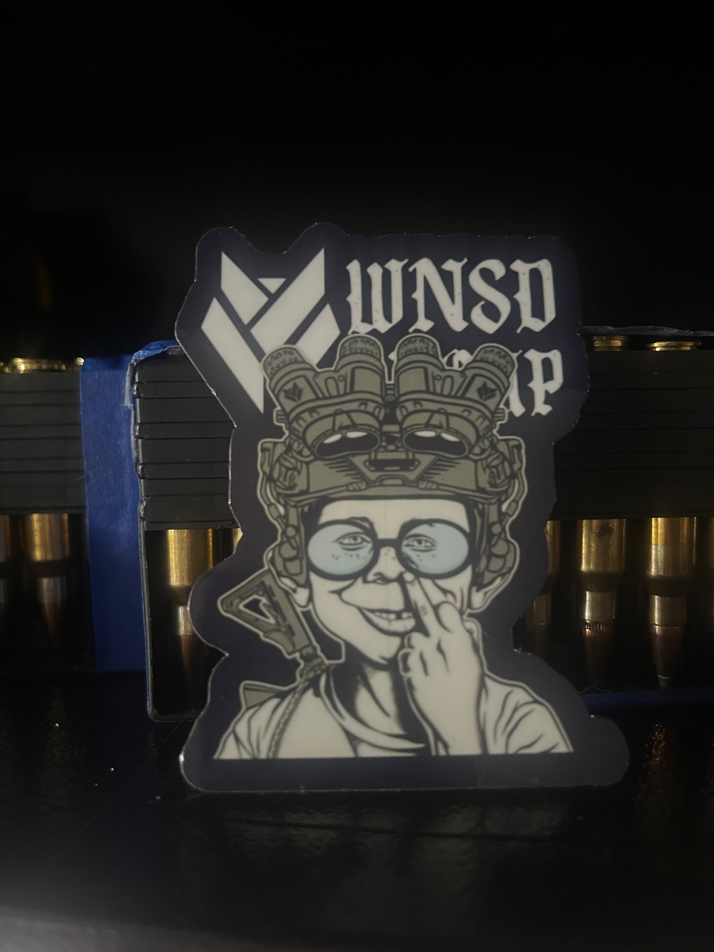WNSD GUN GEEK STICKER image 2