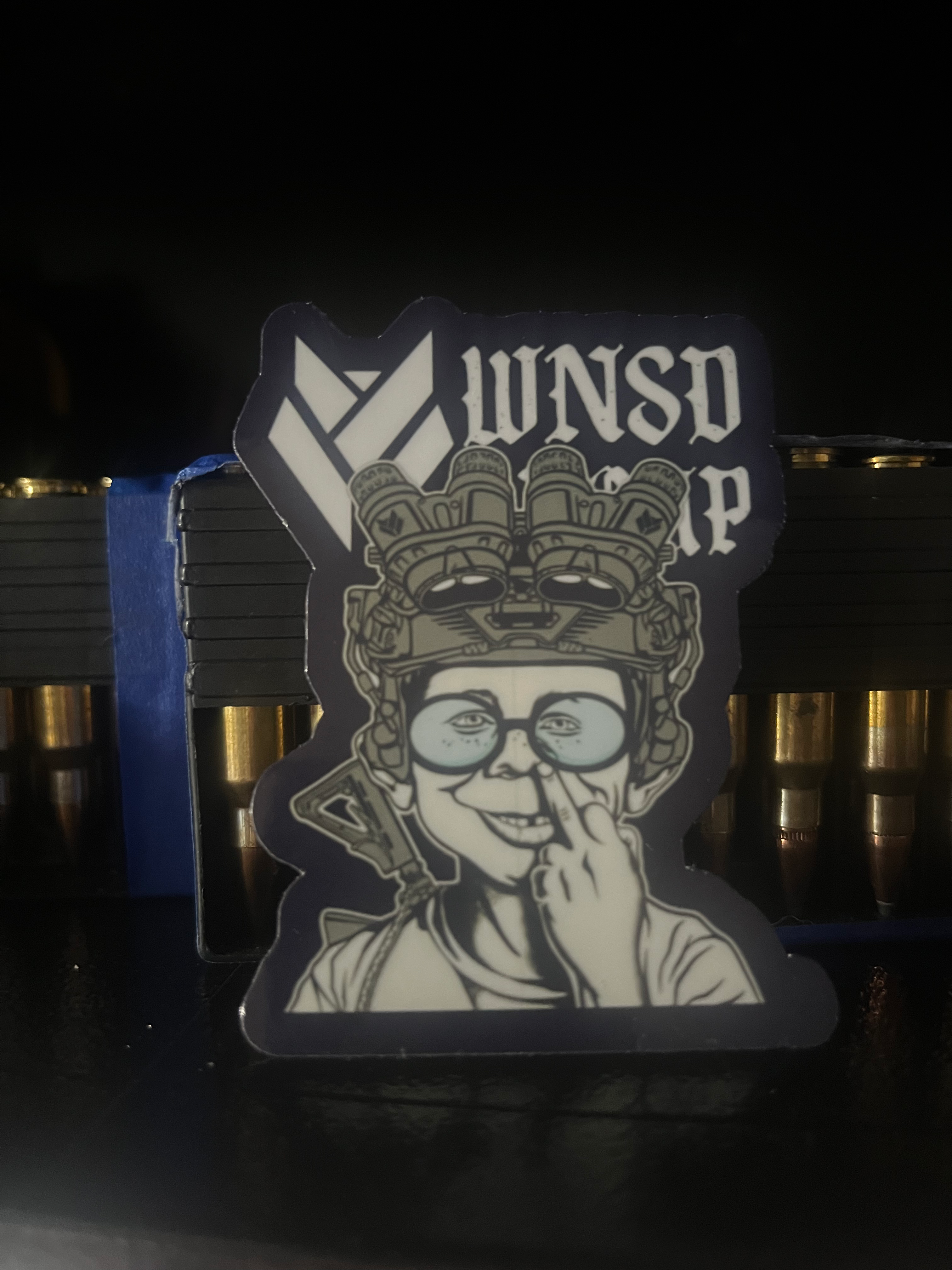WNSD GUN GEEK STICKER image 2