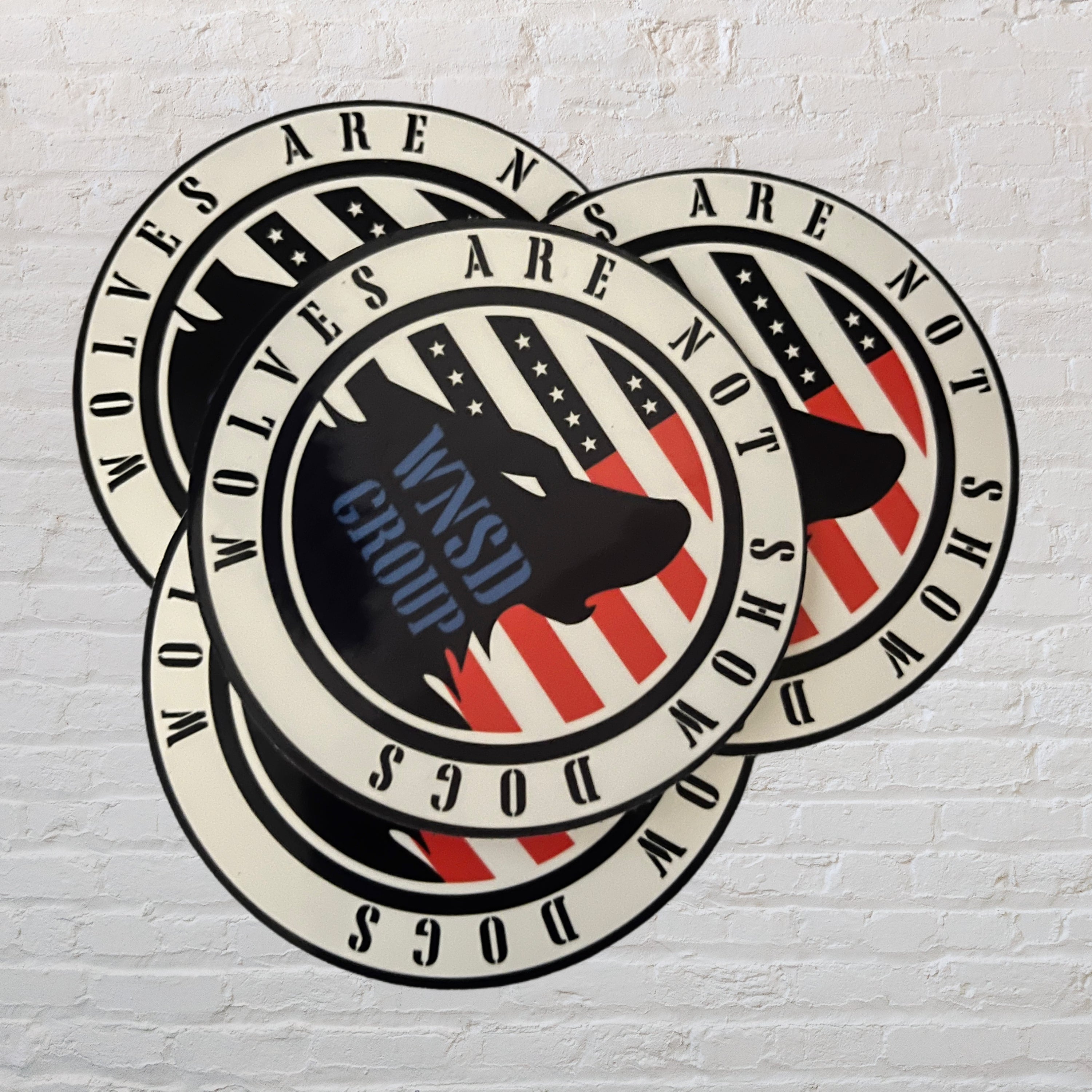 WNSD GROUP FLAG STICKER image 0