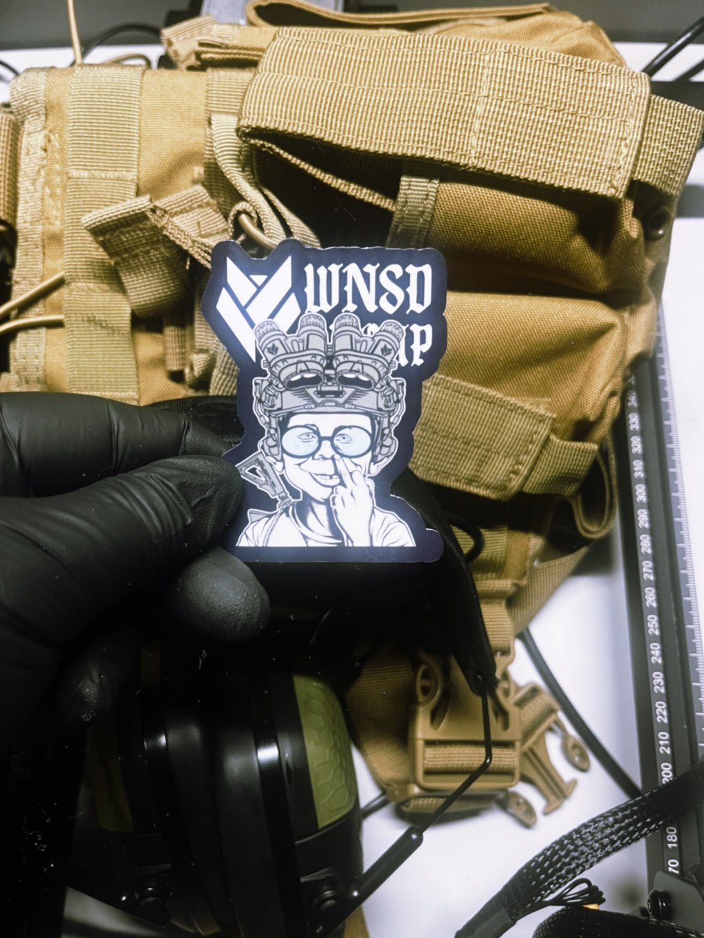 WNSD GUN GEEK STICKER image 1